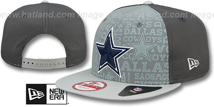 Cowboys '2014 NFL DRAFT SNAPBACK' Grey-Grey Hat by New Era