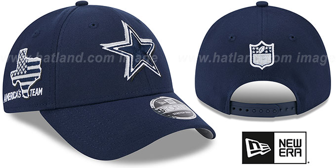 Cowboys 2024 'NFL DRAFT STRETCH-SNAP' Navy Hat by New Era
