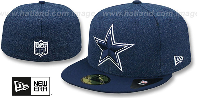 Dallas Cowboys CLASSIC-TRIM Navy Fitted Hat by New Era