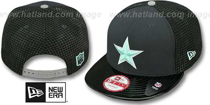Cowboys 'GREEN-GLOW SNAPBACK' Charcoal-Black Hat by New Era