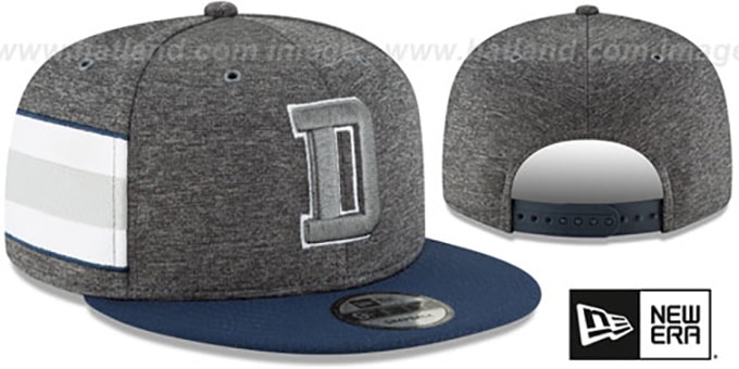 Cowboys 'HOME ONFIELD STADIUM SNAPBACK' Grey-Navy Hat by New Era