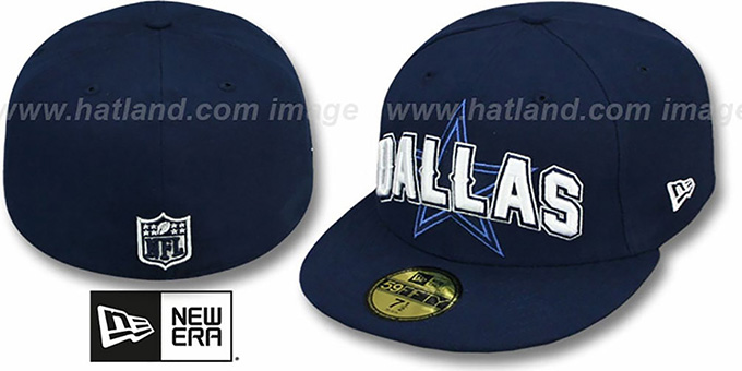 Cowboys 'NFL ONFIELD DRAFT' Navy Fitted Hat by New Era