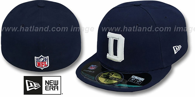 Cowboys 'NFL STADIUM' D Navy Fitted Hat by New Era