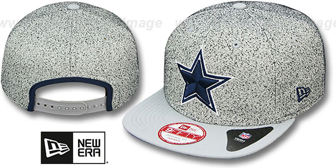 Cowboys 'SPECKLED SNAPBACK' Grey-grey Hat by New Era