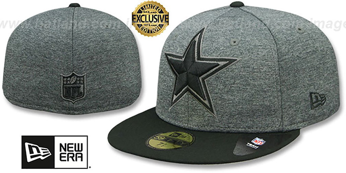 solid black fitted hat