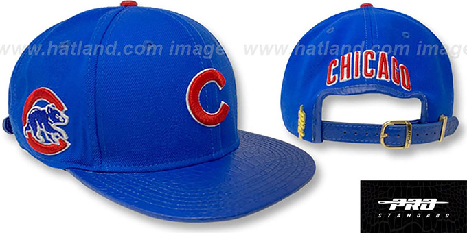 Cubs  'TEAM-BASIC STRAPBACK' Royal Hat by Pro Standard
