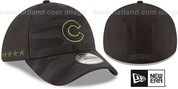 Cubs 2018 MEMORIAL DAY 'STARS N STRIPES FLEX' Hat by New Era