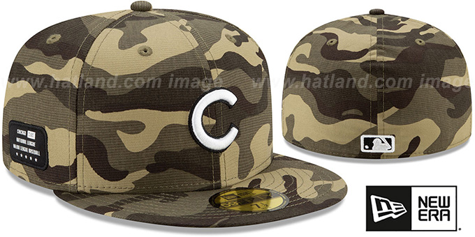 Cubs 2021 ARMED FORCES 'STARS N STRIPES' Hat by New Era