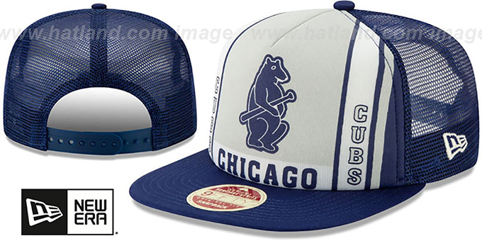 Cubs 'BANNER FOAM TRUCKER SNAPBACK' Hat by New Era