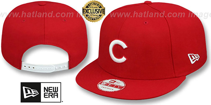 Cubs 'TEAM-BASIC SNAPBACK' Red-White Hat by New Era