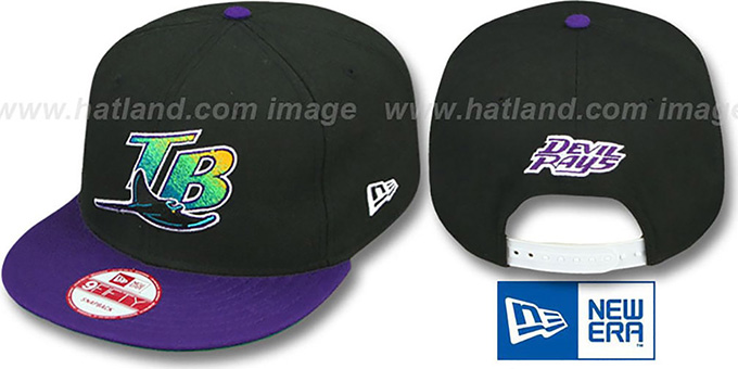 Devil Rays COOP TEAM-BASIC SNAPBACK Black-Purple Hat