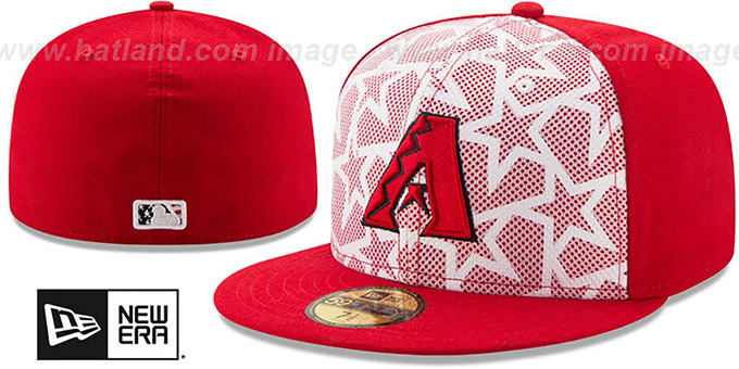 Diamondbacks '2016 JULY 4TH STARS N STRIPES' Fitted Hat by New Era