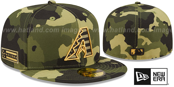 Diamondbacks 2022 ARMED FORCES 'STARS N STRIPES' Hat by New Era