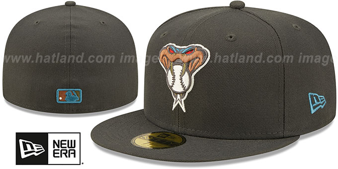 Diamondbacks 'COLOR PACK MULTI' Charcoal Fitted Hat by New Era