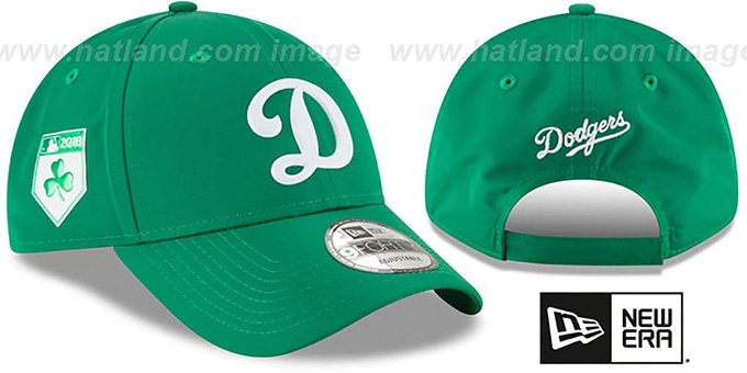 Dodgers 2018 'ST PATRICKS DAY' 940 STRAPBACK Hat by New Era