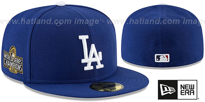 Dodgers '2020 WORLD SERIES' CHAMPIONS GAME Fitted Hat by New Era