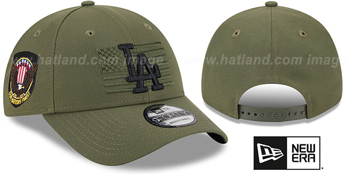 Dodgers 2023 ARMED FORCES 'STARS N STRIPES SNAPBACK' Hat by New Era
