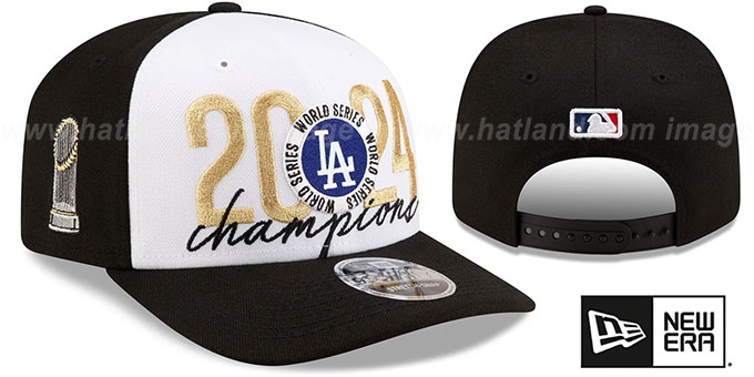 Dodgers 2024 'WORLD SERIES CHAMPS LOCKER ROOM' Stretch-Snap Hat by New Era