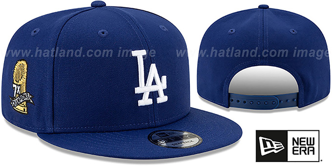 Dodgers '7X WORLD SERIES CHAMIPONS SNAPBACK' Royal Hat by New Era