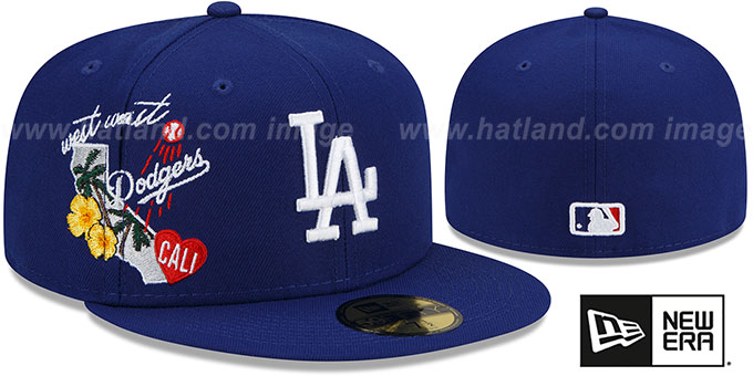 Dodgers 'CITY CLUSTER' Royal Fitted Hat by New Era