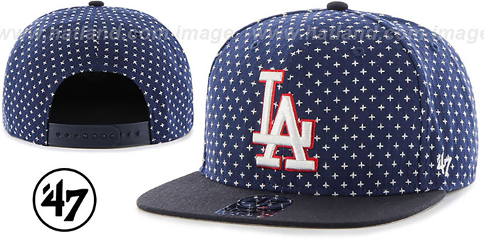 Los Angeles Dodgers CROSSBREED SNAPBACK Navy Hat