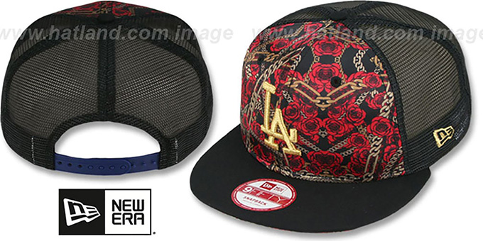 Dodgers 'FLORAL CHAIN SNAPBACK' Hat by New Era