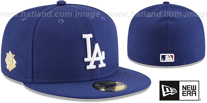 Dodgers 'GILDED TURN' Royal Fitted Hat by New Era