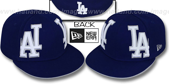 Dodgers 'MIRROR PANELCUT' Royal Fitted Hat by New Era