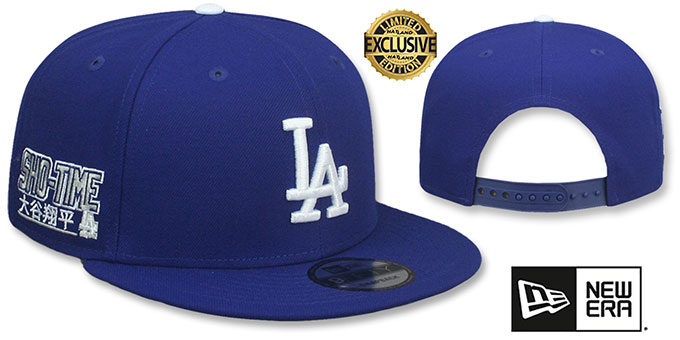 Dodgers 'OHTANI SHO-TIME SNAPBACK' Royal Hat by New Era