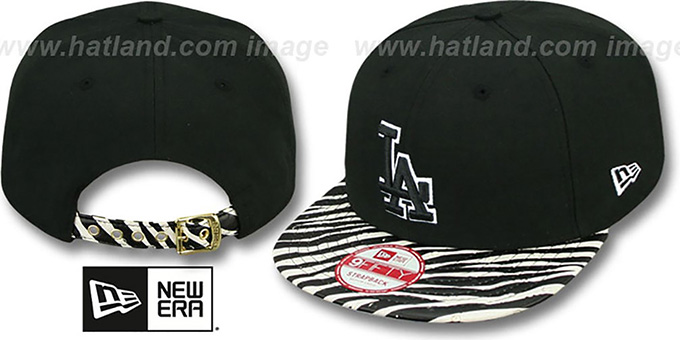 Dodgers 'OSTRICH-ZEBRA STRAPBACK' Hat by New Era