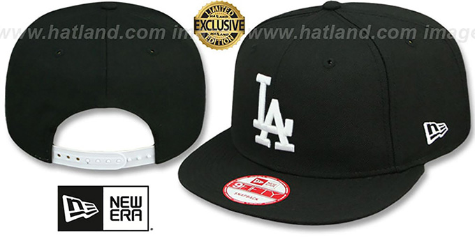 los angeles dodgers hat black