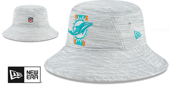 Dolphins '2021 NFL TRAINING BUCKET' Hat by New Era