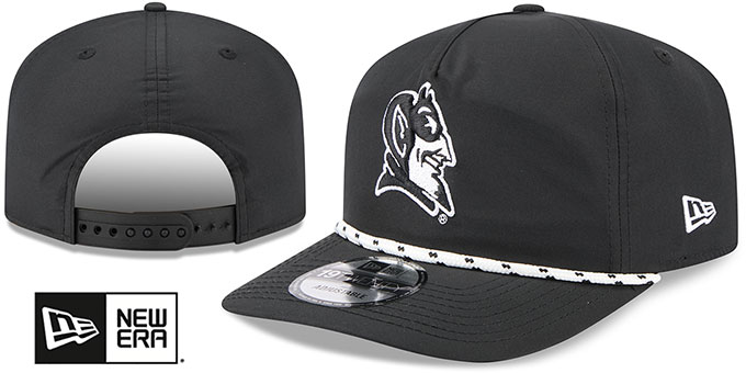 Duke '1920 ROPE SNAPBACK' Black-White  Hat by New Era