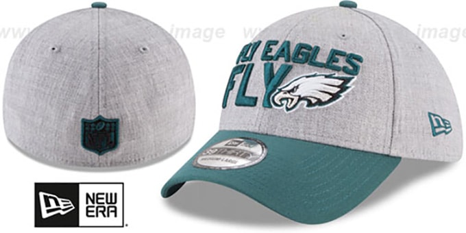 Eagles '2018 ONSTAGE FLEX' Grey-Green Hat by New Era