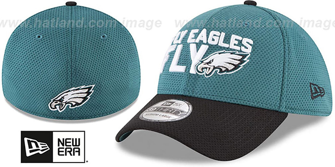 Eagles '2018 SPOTLIGHT FLEX' Green-Black Hat by New Era