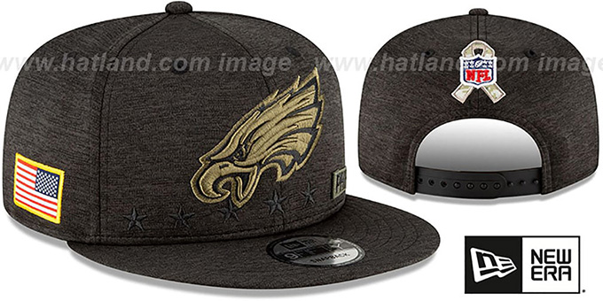 Eagles '2020 SALUTE-TO-SERVICE SNAPBACK' ST Black Hat by New Era