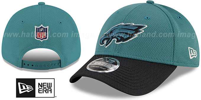 Eagles '2021 NFL SIDELINE ROAD STRETCH-SNAP' Hat by New Era