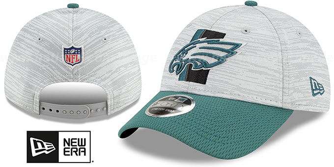 Eagles '2021 NFL TRAINING CAMP STRETCH-SNAP' Hat by New Era