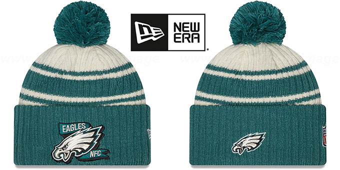 Eagles '2022 NFL SIDELINE' Knit Beanie Hat by New Era