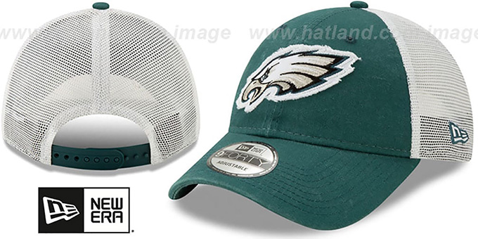 Eagles 'FRAYED LOGO TRUCKER SNAPBACK' Hat by New Era
