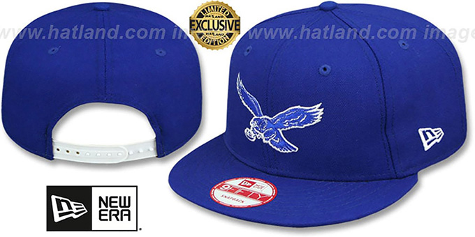 Eagles 'THROWBACK TEAM-BASIC SNAPBACK' Royal-White Hat by New Era