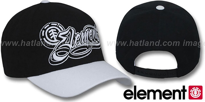 Element 'GOON' Black-White Adjustable Hat
