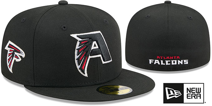 Falcons 'DECEPTOR' Black Fitted Hat by New Era