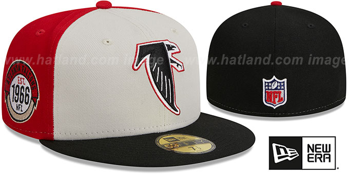 Falcons 'HISTORIC SIDELINE PINWHEEL' Fitted Hat by New Era