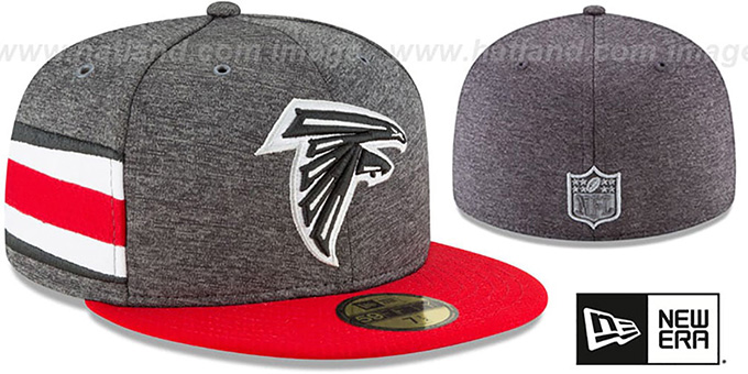 Falcons 'HOME ONFIELD STADIUM' Charcoal-Red Fitted Hat by New Era