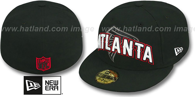 Falcons 'NFL ONFIELD DRAFT' Black Fitted Hat by New Era