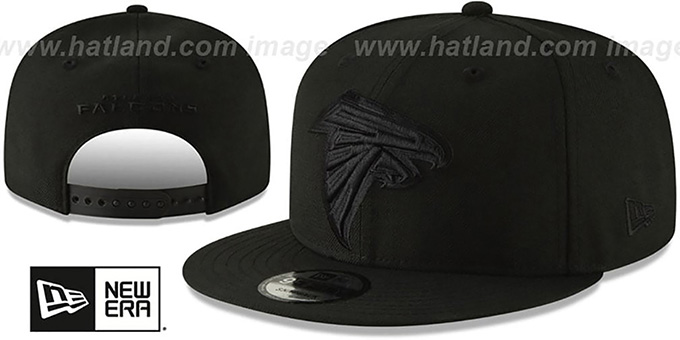 Falcons 'TEAM-BASIC BLACKOUT SNAPBACK' Hat by New Era