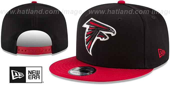 Falcons 'TEAM-BASIC SNAPBACK' Black-Red Hat by New Era