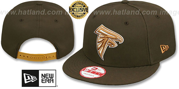 Falcons 'TEAM-BASIC SNAPBACK' Brown-Wheat Hat by New Era