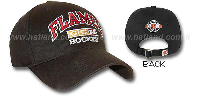 Flames 'PRACTICE' Hat by CCM - black